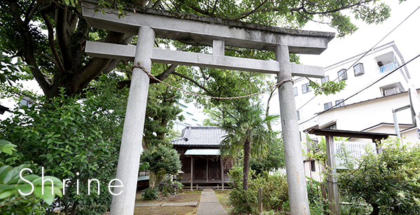 伊東厳島神社に隣接